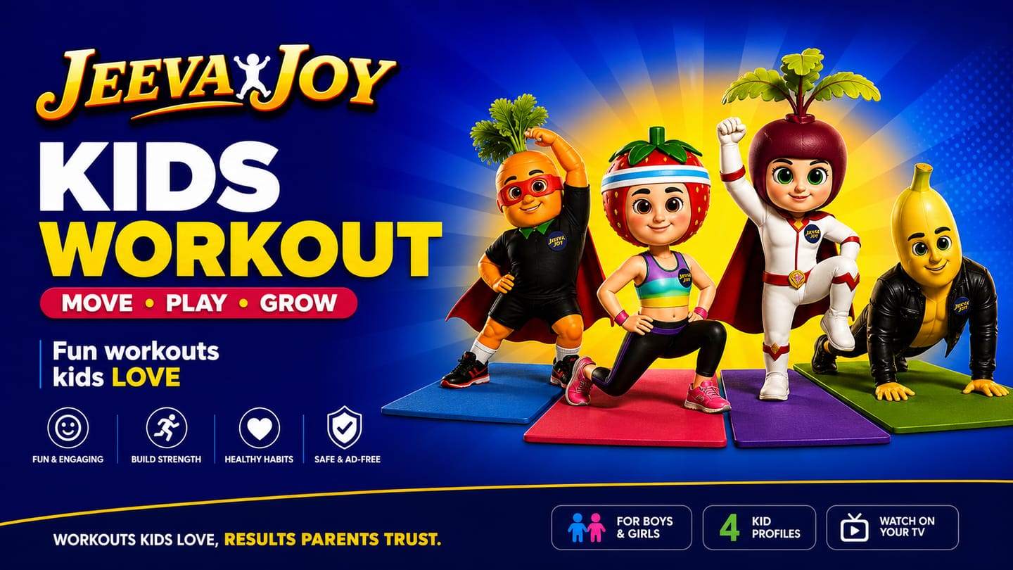 Jeeva Joy kids workout β slide 2